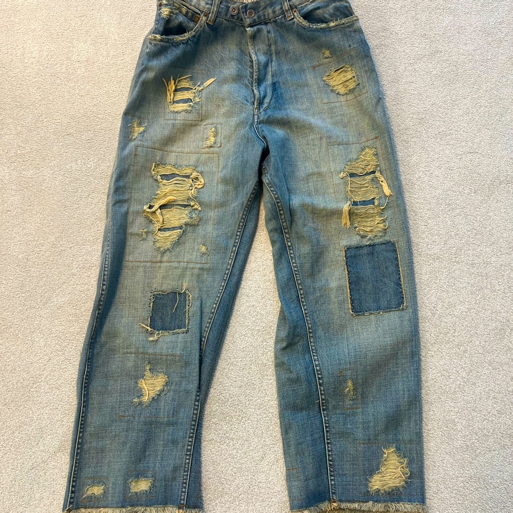 Magnolia Pearl Distressed Boyfriend Jeans
NWOT